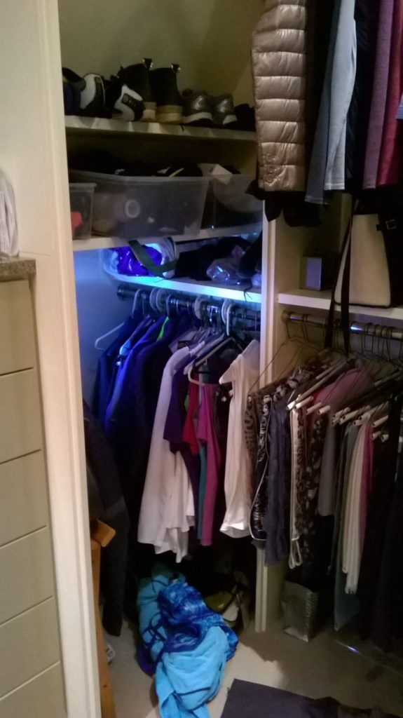 photo of 'before' closet