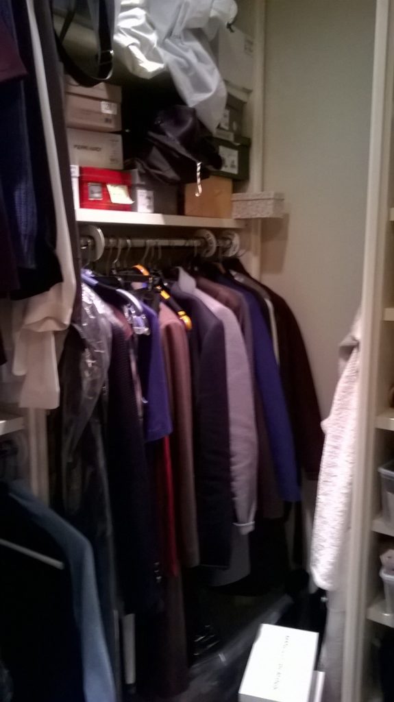 photo of 'before' closet