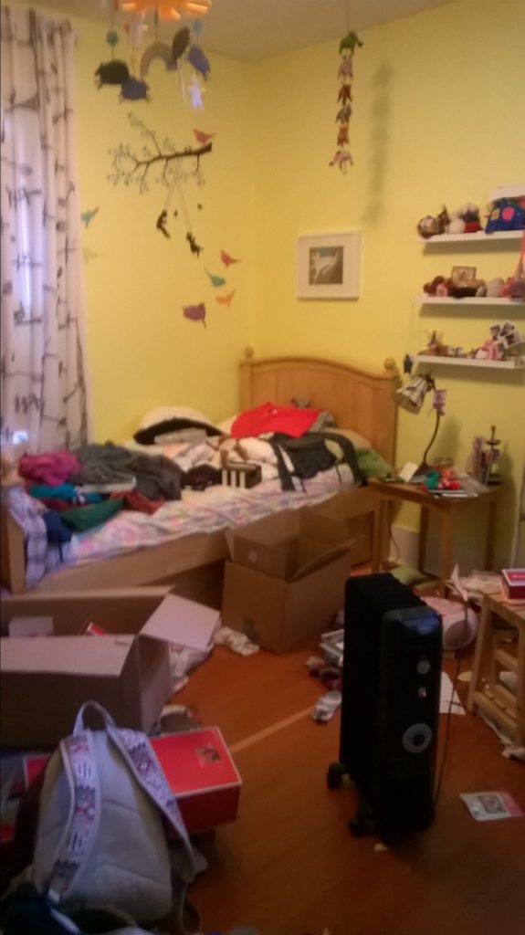girl's bedroom - before