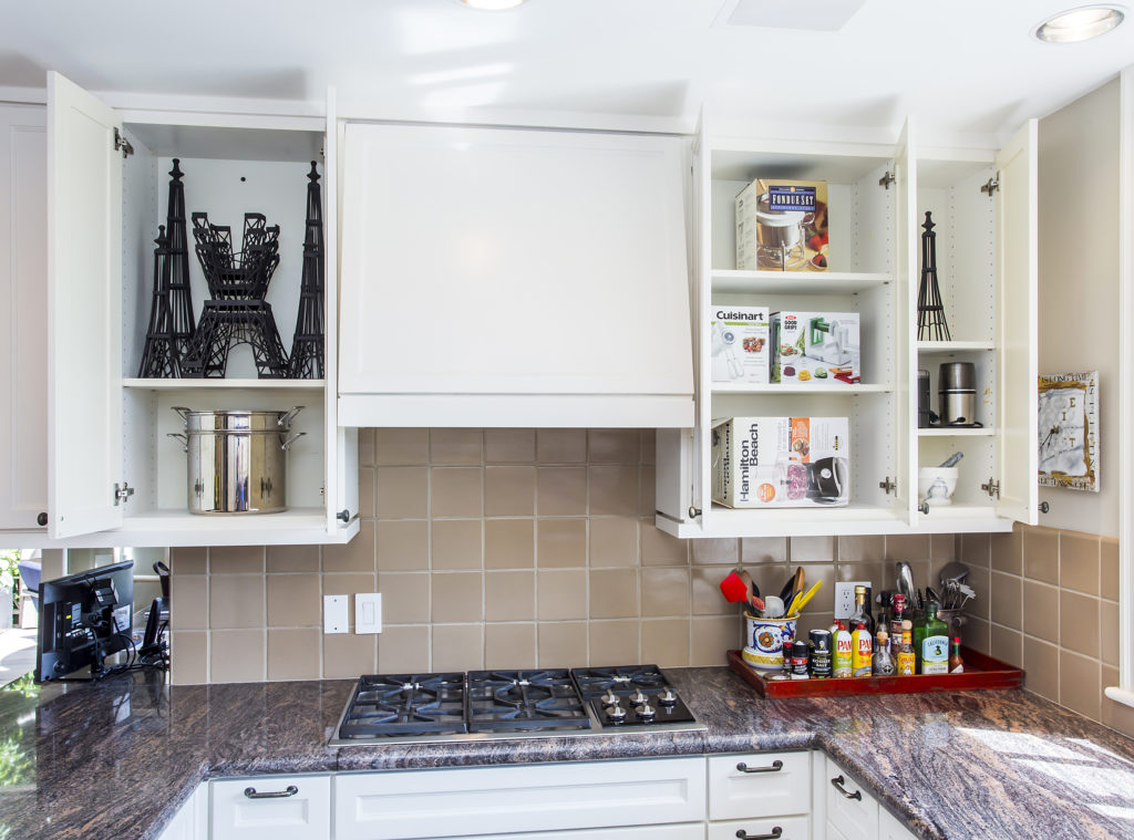 clean kitchen cupboards