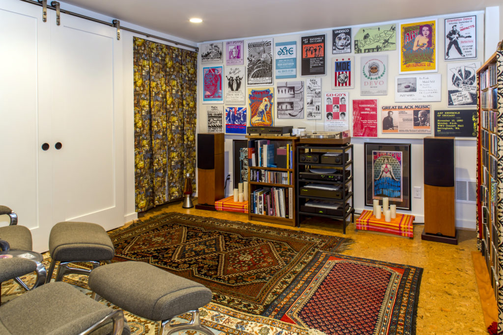 photo of decorated music room after reorg